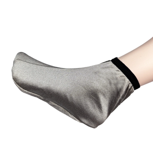 水华青阳银纤维袜子套防辐射抗菌可水洗5G防辐射服老年儿童男女袜