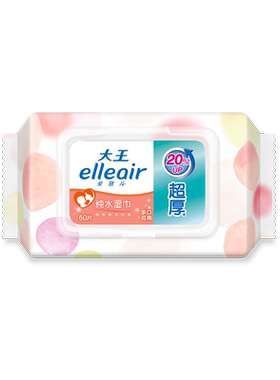 大王超厚纯水湿巾60抽2包