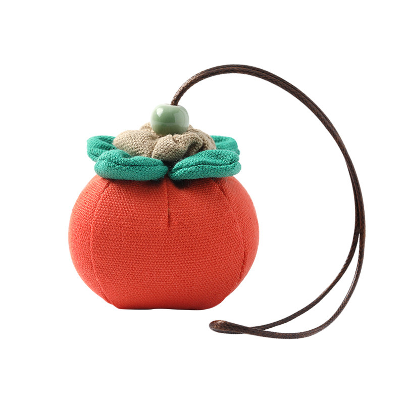 PERSIMMON RUYI DRAGON BOAT FESTIVAL SACHET BALL GOOD PERSIMMON PEANUT CAR WARDROBE ORNAMENT WORMWOOD MOSQUITO REPELLENT PERSIMMON SACHET