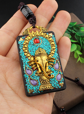 黑檀木男女尼泊尔项链