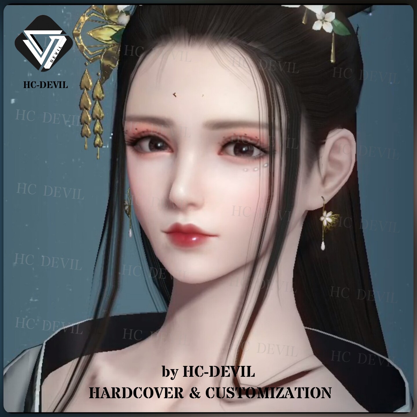 【hc-devil】天涯明月刀手游捏脸数据 天刀手游捏脸数据 成女倾玖