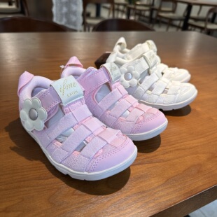 IF女ME童包头凉鞋夏季花朵魔术贴防滑透气休闲鞋溯溪沙滩水陆两栖