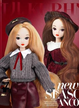 【时装周】可儿安可拉红娃娃 现代时尚换装服饰女孩玩具礼物99098