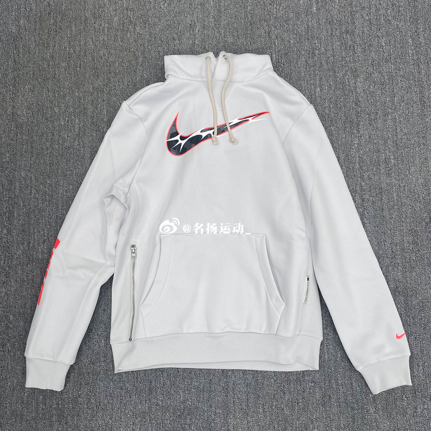 Nike男款秋冬连帽篮球跑步运动卫衣加绒保暖休闲套头衫HQ4746-016
