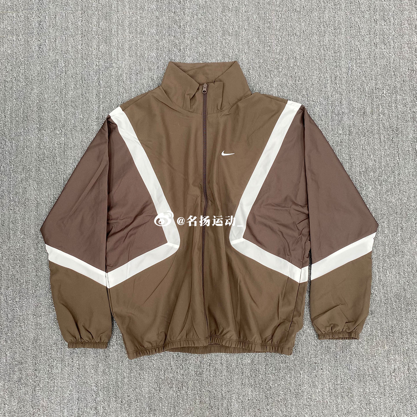 Nike 耐克男款速干立领篮球跑步运动夹克休闲透气外套 IM3355-004