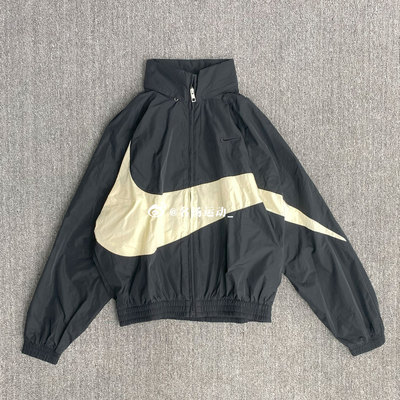 Nike耐克男款大勾跑步训练运动外套速干休闲防风夹克FB7878-010