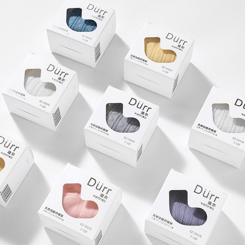 迪尔durr春秋薄款透气儿童袜子