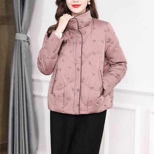 轻薄秋冬鹅绒服飘朵气质