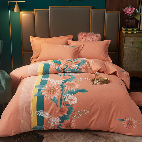 100%磨毛保暖婚庆风冬季四件套