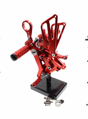 适用BMW宝马 S1000RR/HP4 09-10-11-12-13-14年 改装升高脚踏总成