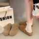 软皮厚底软皮软底低帮女勃肯拖鞋 2025新款 欧货踩屎感超软勃肯鞋 潮