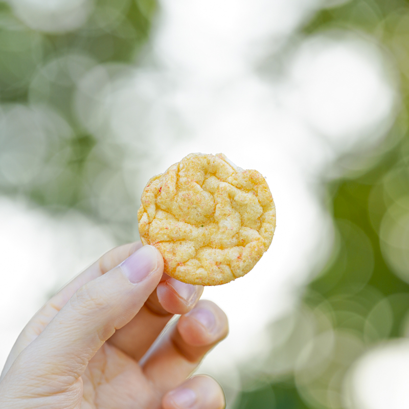 凌食呀 巨鲜樱花虾米饼  奶香玉米饼  非油炸香酥脆健康小零嘴 零食/坚果/特产 膨化食品 原图主图