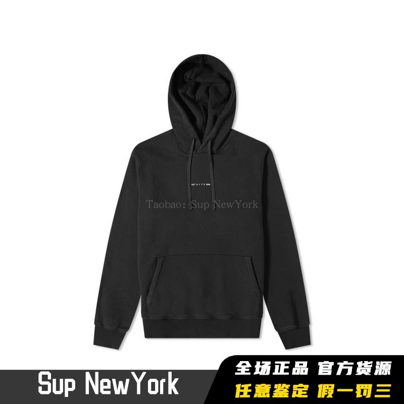 正品折扣现货 1017 ALYX 9SM 轻奢潮牌 字母logo 印花 帽衫卫衣