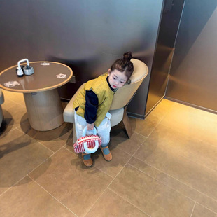 2025儿童韩系百搭圆领两面穿马甲外套女宝宝保暖棉裤 女童套装 冬季