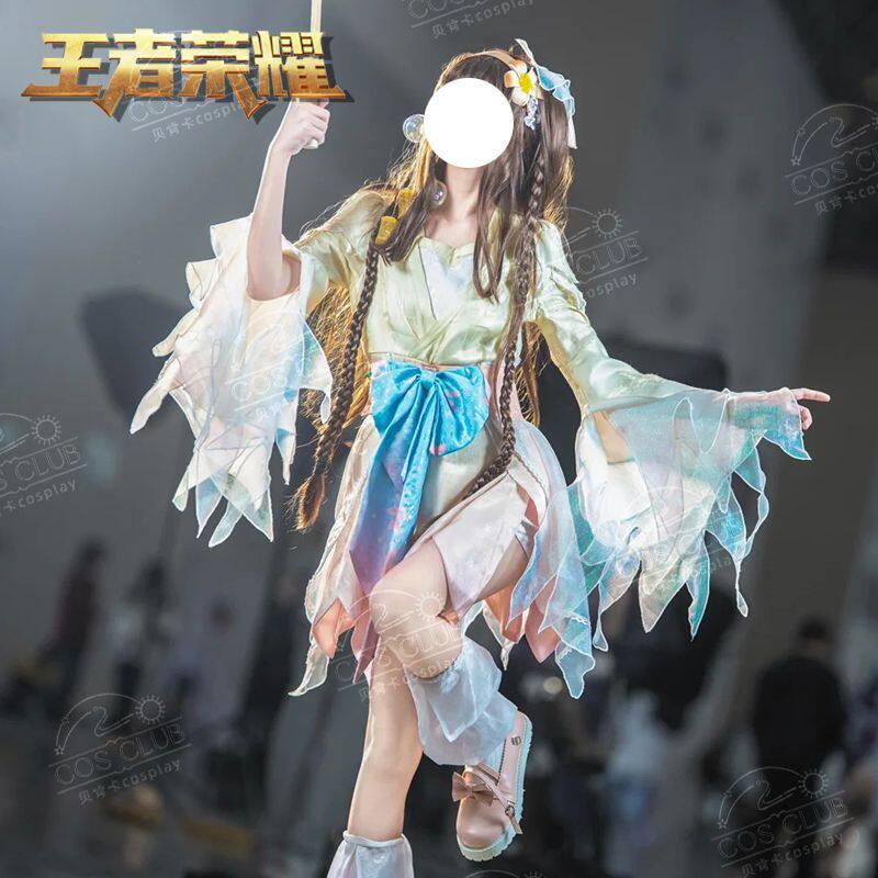 现货王者荣耀cos服娜可露露cosplay服装晚萤发光头饰女款
