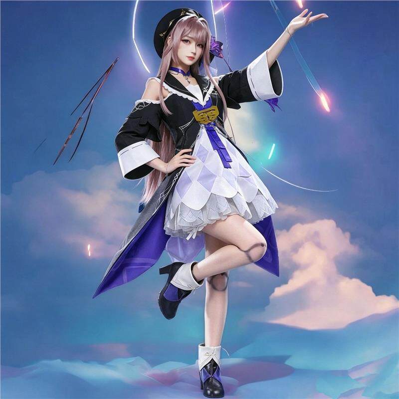 现货崩坏3星穹铁道cos服黑塔cospaly女装游戏连衣裙可爱萝莉套装