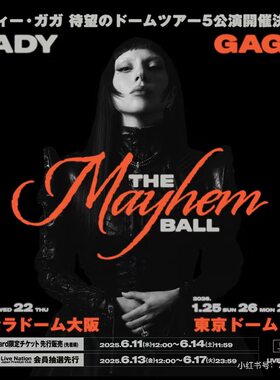2026年6月Lady Gaga 日本东京大阪演唱会门票看台内场前排