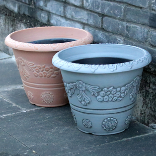 瑞丽花盆绿萝盆景加大阳台创意花盆种菜多肉植物加厚塑料盆栽