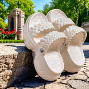 拖鞋 厚底拖鞋 外穿松糕底增高外穿凉鞋 仙女风2026新款 女夏时尚