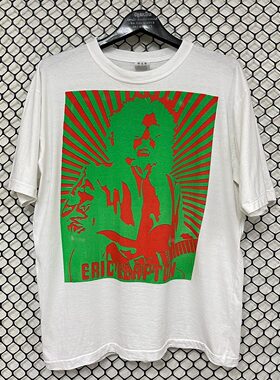 Eric Clapton埃里克克莱普顿乐队美式复古vintage高街休闲短袖T恤