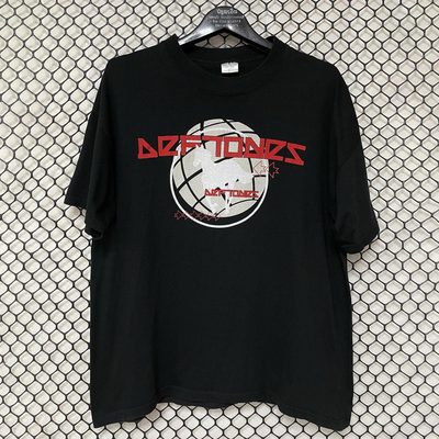 Deftones亚声调乐队美式复古T恤