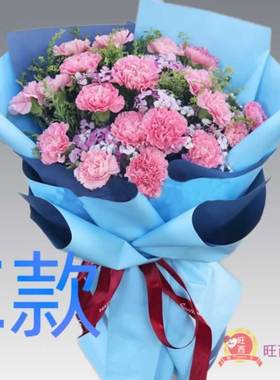 生日贺寿康乃馨安徽黄山订花店送花休宁县黟县祁门县同城鲜花速递