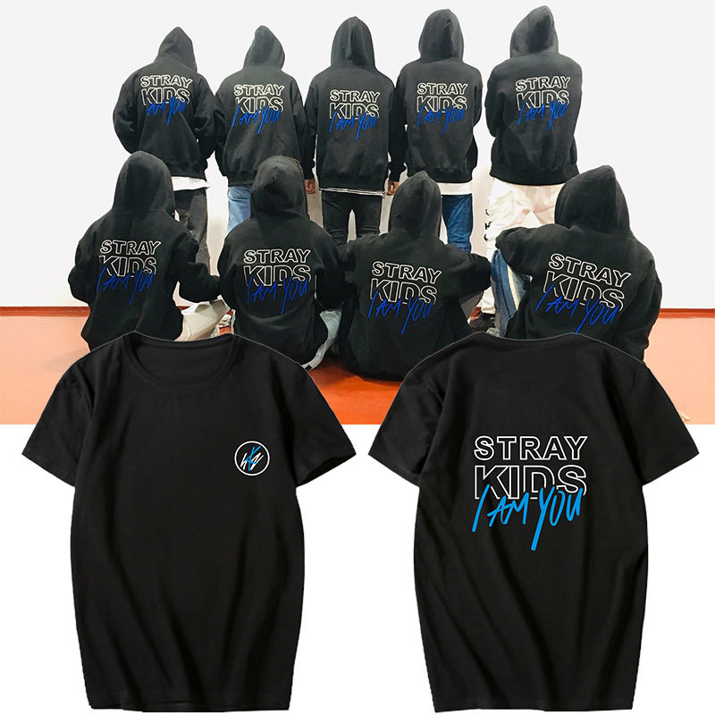 Stray Kids The album I am YOU Vocal concert periphery Should aid clothes Same item Short sleeved men and women Summer wearin the Men's clothing, T-shirt  category - from Buy2taobao.com to provide professional Taobao agent buy service