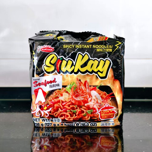 Acecook越南进口辣海鲜方便面