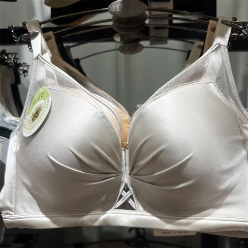 康舒美8615复活草AB加厚显大小胸女内衣无钢圈调整型聚拢舒服文胸