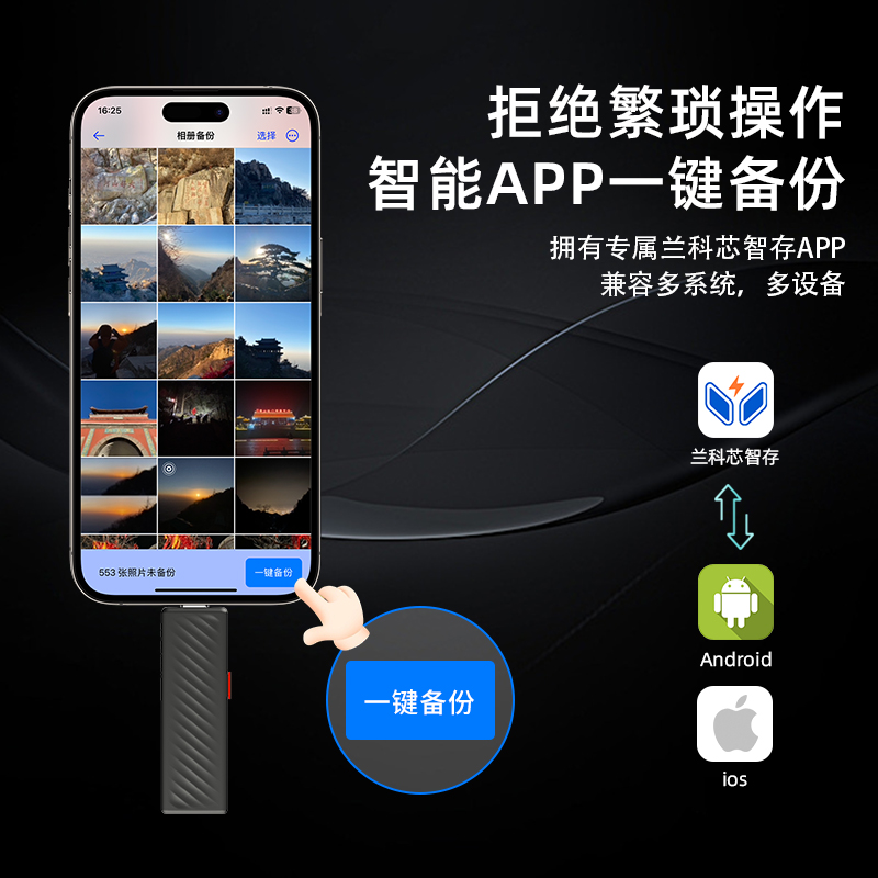 千兆每秒固态U盘兰科芯