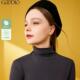 内搭修身 歌帝专柜同款 半高领打底莫代尔秋冬长袖 新女上衣GDB6460