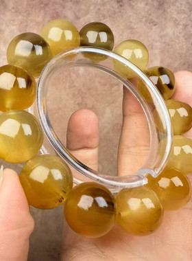 披毛犀高端牛角密色手串竹丝纹鱼籽纹清晰可见文玩手串高端收藏
