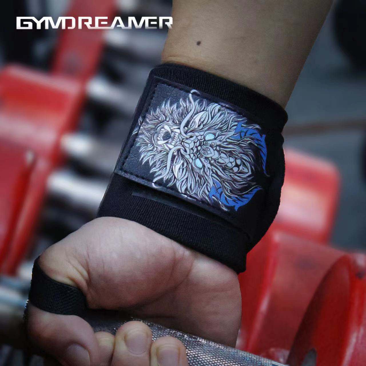 健身护腕卧推加压手腕绑带