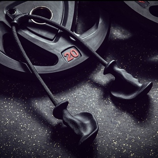 劳拉之星三头肌绳大飞鸟拉力绳下压训练器二头肌拉绳器械力量训练