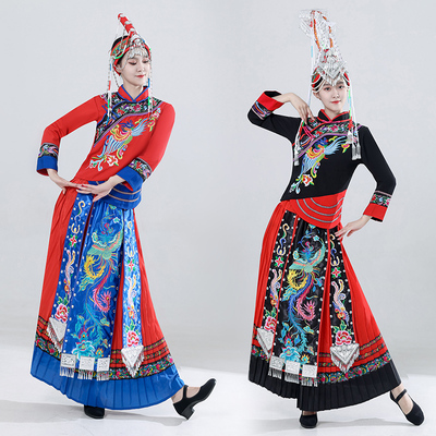 畲族舞蹈服装少数民族演出服套装
