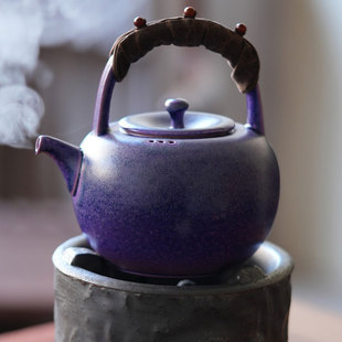 名道堂 景德镇自然陶土高温原矿釉料 炭火明火 电陶炉碳炉茶器