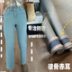 春夏四面弹高腰小个子九分牛仔裤 女百搭显瘦八分法棍烟管牛仔女裤