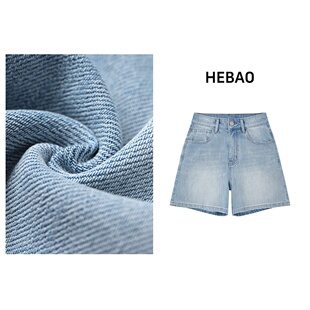 凉爽薄款 四分裤 四面弹小个子高腰牛仔短裤 阔腿热裤 女显瘦a版 夏季