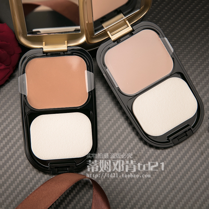 MaxFactor蜜丝佛陀粉饼10g持久控油遮瑕毛孔定妆干湿两用哑光防水