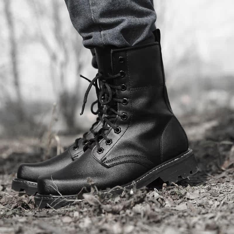 Boots militaires pour homme - choc - Ref 1402547 Image 3