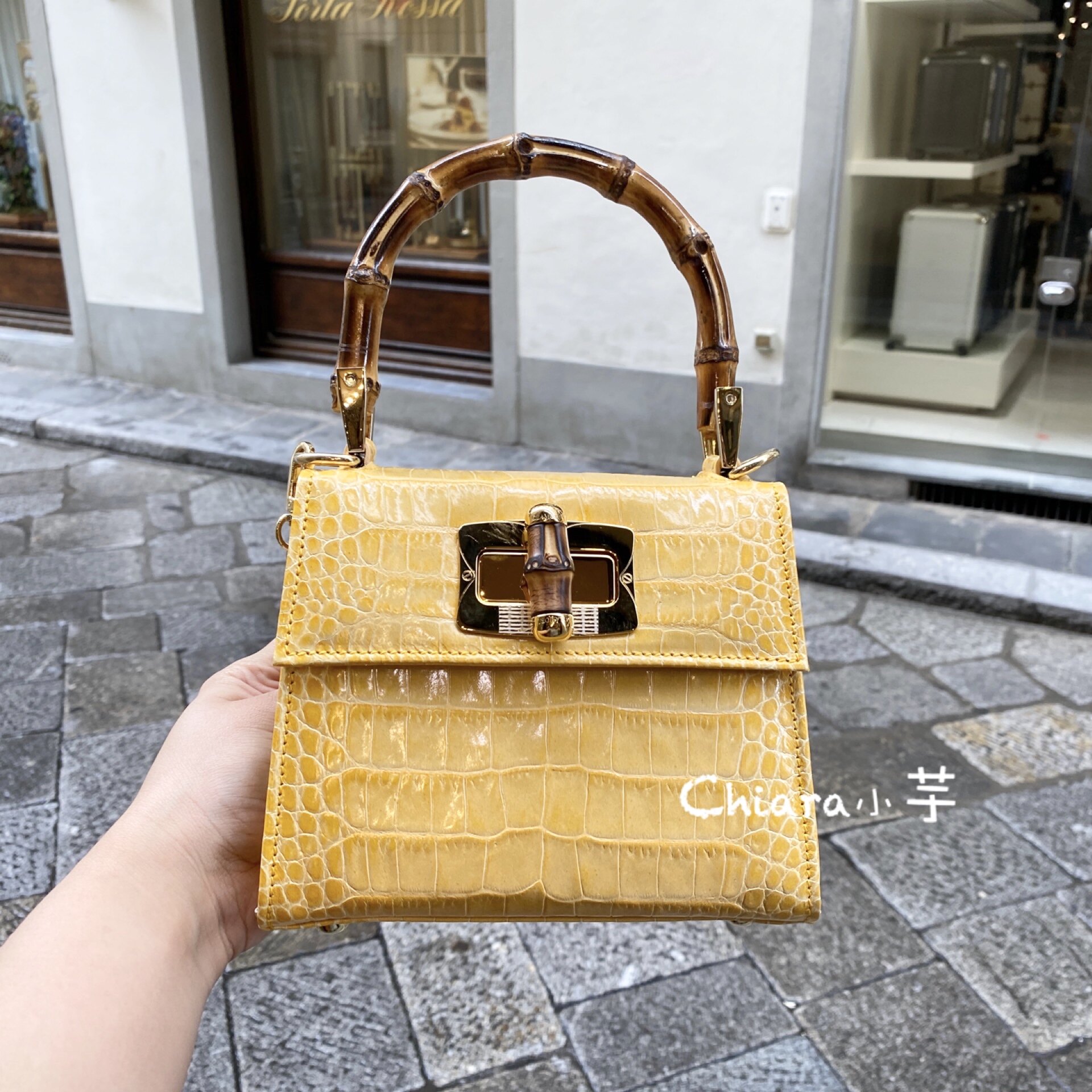 【Chiara小芋】CLAMORI DI FIRENZE佛罗伦萨老奶奶手工包小号