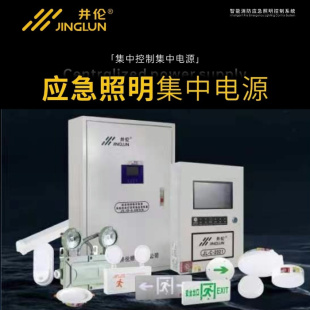 井伦A型消防应急照明集中电源箱DC36V分配电箱智能应急疏散灯具