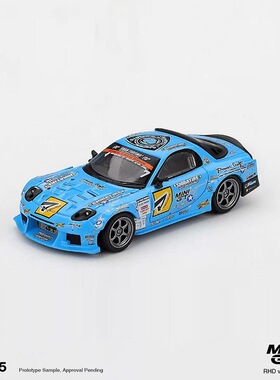 MINIGT1195 马自达RX7雨宫 2025D1GP 1/64合金车模