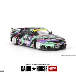 Kaido House + MINIGT 日产Skyline GT-R (R33) HKS 合金静态模型