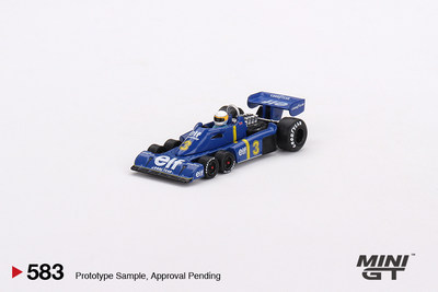 MINIGT 1/64 583Tyrrell P34#3 JodyScheckter冠军车合金静态模型
