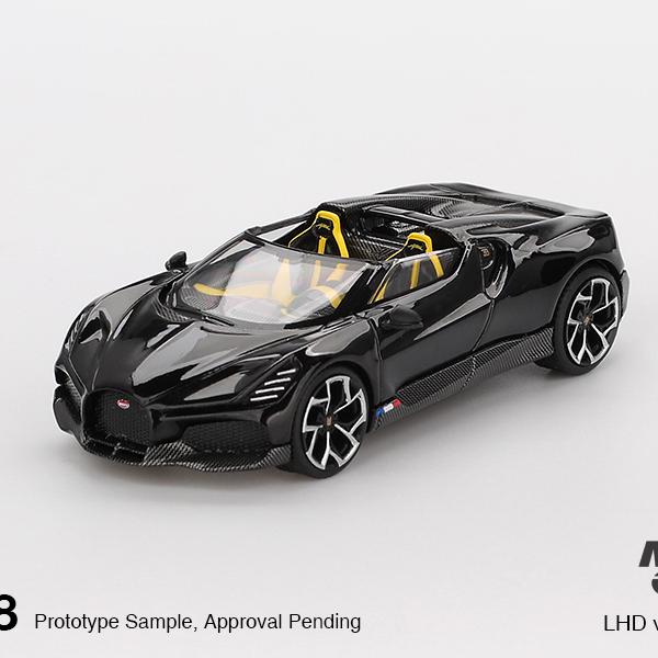 MINIGT 1/64 1058布加迪Bugatti W16 Mistral合金静态模型