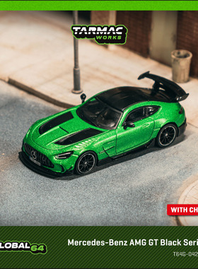 Tarmac Works 1:64梅赛德斯-奔驰AMG GT BlackSeries合金静态模型
