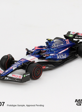 MINIGT 1/64 1007 RB VCARB 01 #22 Yuki Tsunoda合金静态模型