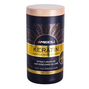 MEIDU KERATIN 柔顺护发素发膜修复毛躁干枯改善发质护理头发倒膜