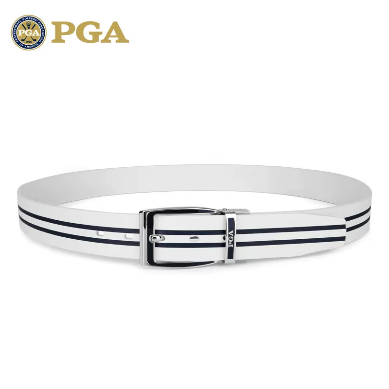 Новый пояс для гольфа PGA мужской с двухсторонним вращающимся головком пояса из кожи коровы, сплав